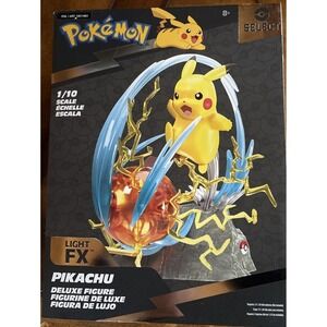 Jazwares x Pokemon 1/10 Scale Pikachu Deluxe Figure Select Light FX Electronic